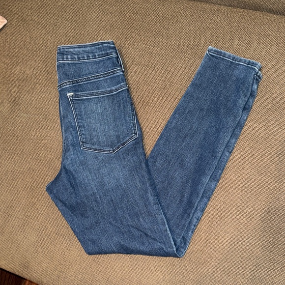 Athleta Women's Dark Blue Denim Skinny Jeans size 4 - Picture 8 of 9